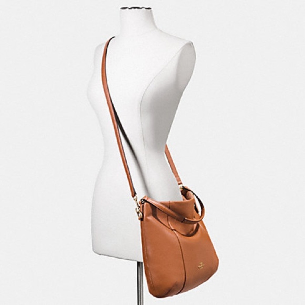 COACH Isabella Shoulder/Crossbody Bag,Pebble Leather,Light Metallic Champagne - Picture 15 of 15